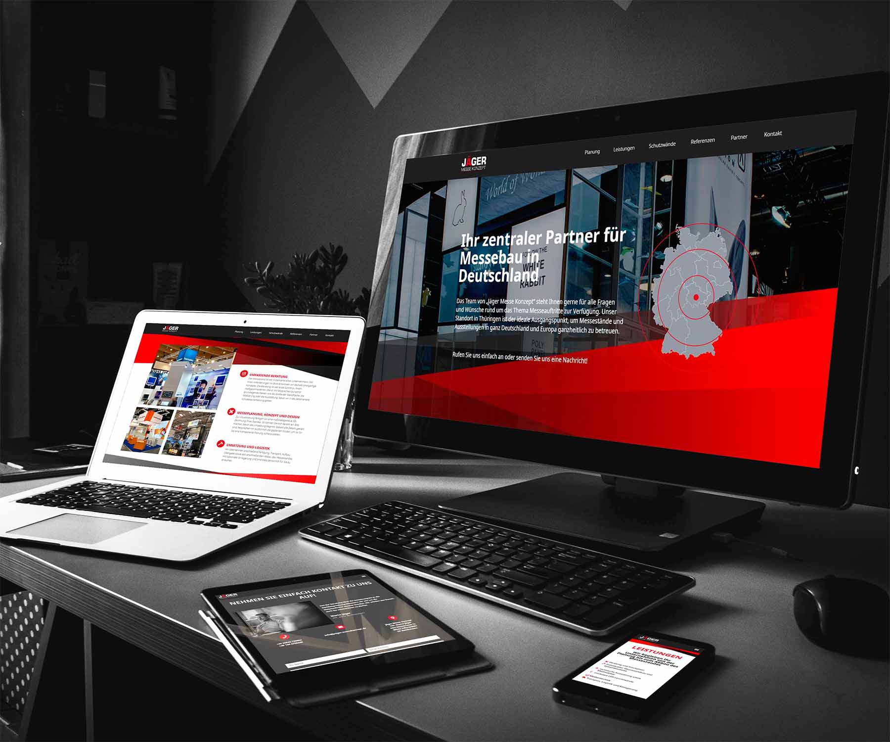 Erweiterung der Website